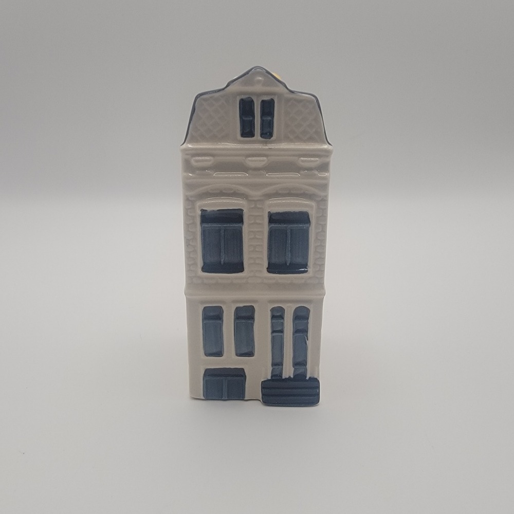 KLM Bols Blue Delft Dutch Miniature House 71 Amsterdam Bottle Empty 2010